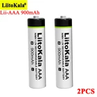 2-10 шт. LiitoKala оригинальная AAA 900 мАч NiMH батарея 1,2 в перезаряжаемая батарея для фонарика, игрушек, пульта дистанционного управления