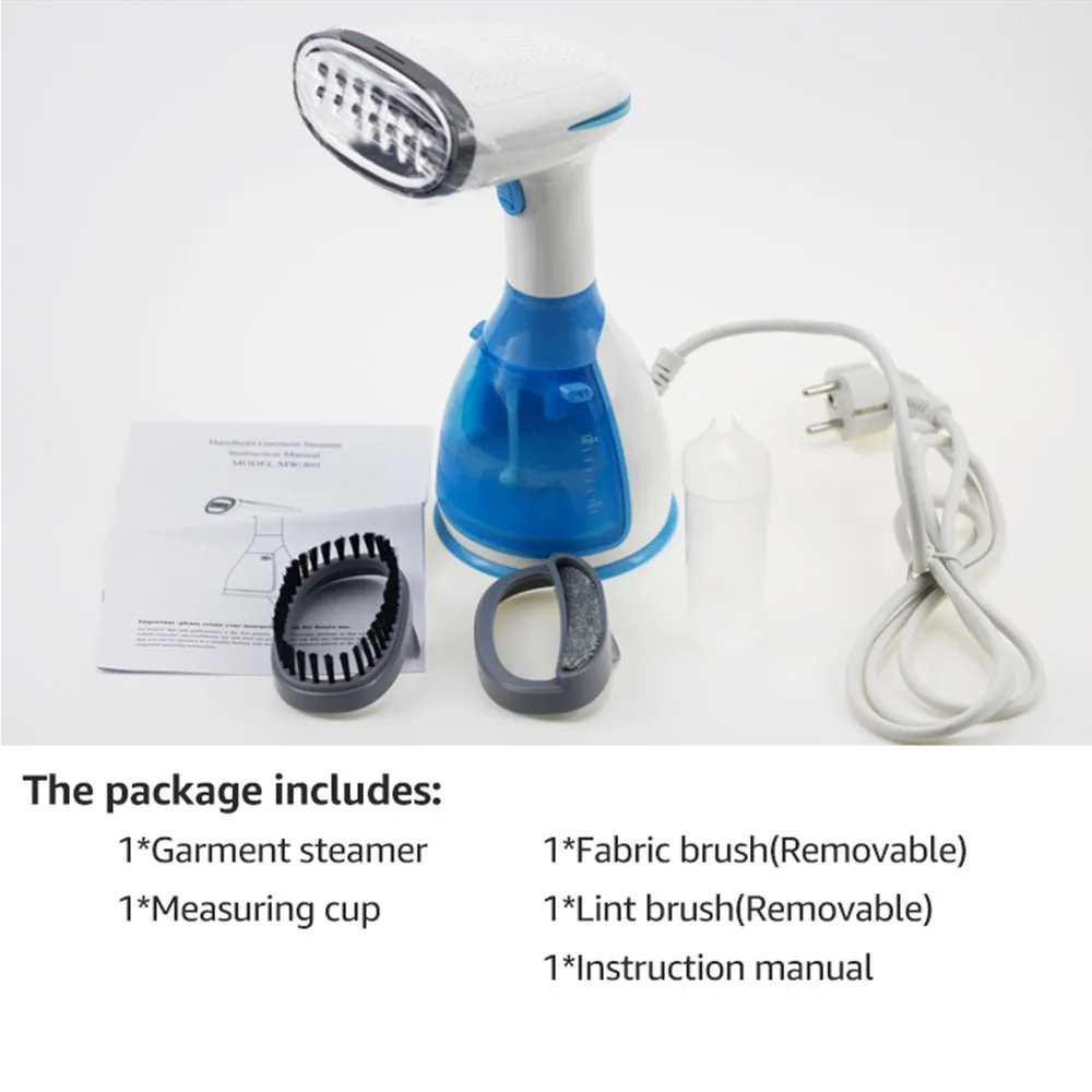 

290ml Handheld Steamer 1500W Powerful Garment Steamer Portable 15 Seconds Fast-Heat Steam Iron Ironing Machine for Home Travel