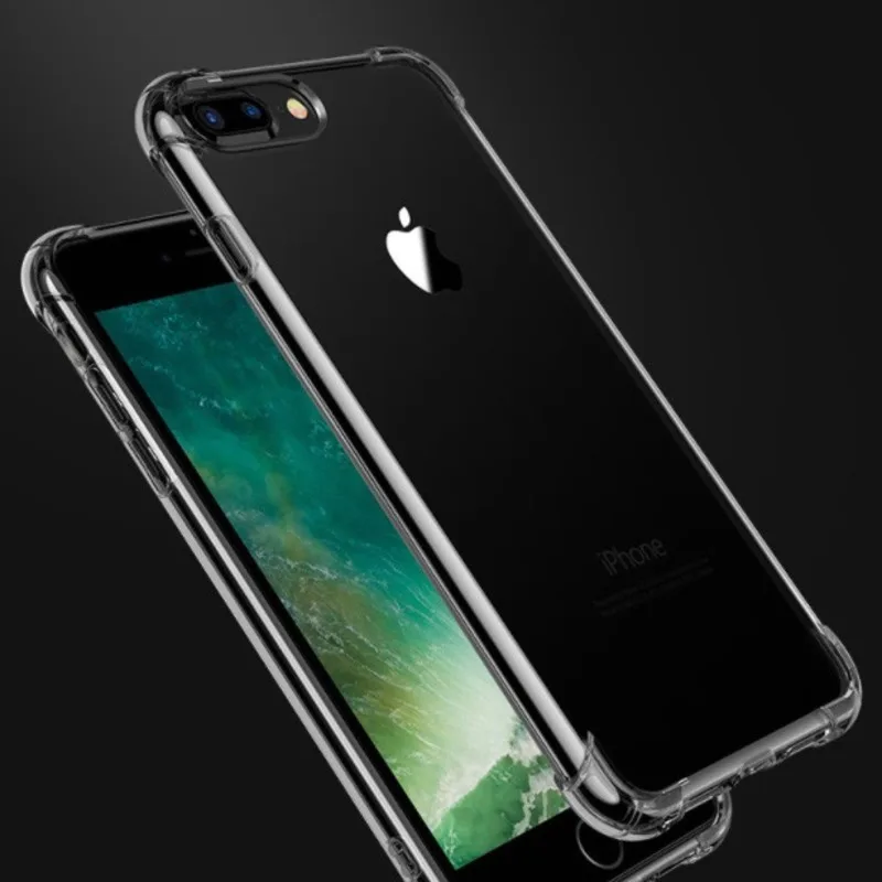Прозрачный чехол для телефона все включено iPhone 11 X XS XR XSmax 8 7 6 6S PluS четырехугловая