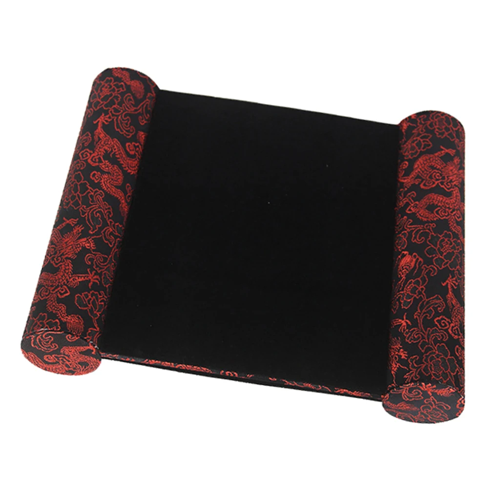 

Prettyia Reel Design Velvet Jewelry Tray Earring Jewelry Display Showcase