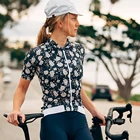 Женский велосипедный Топ Cafe Du cyclместа, дышащая быстросохнущая футболка с коротким рукавом, летняя велосипедная рубашка Mtb, одежда для велоспорта