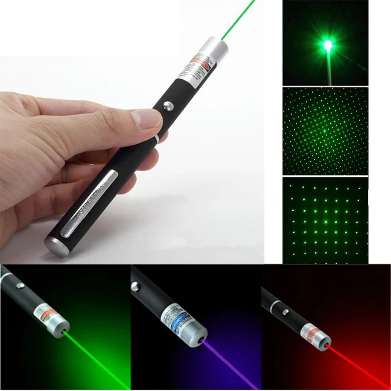 Мощная лазерная указка 5 мВт зеленая синяя красная лазерсветильник казка мощная