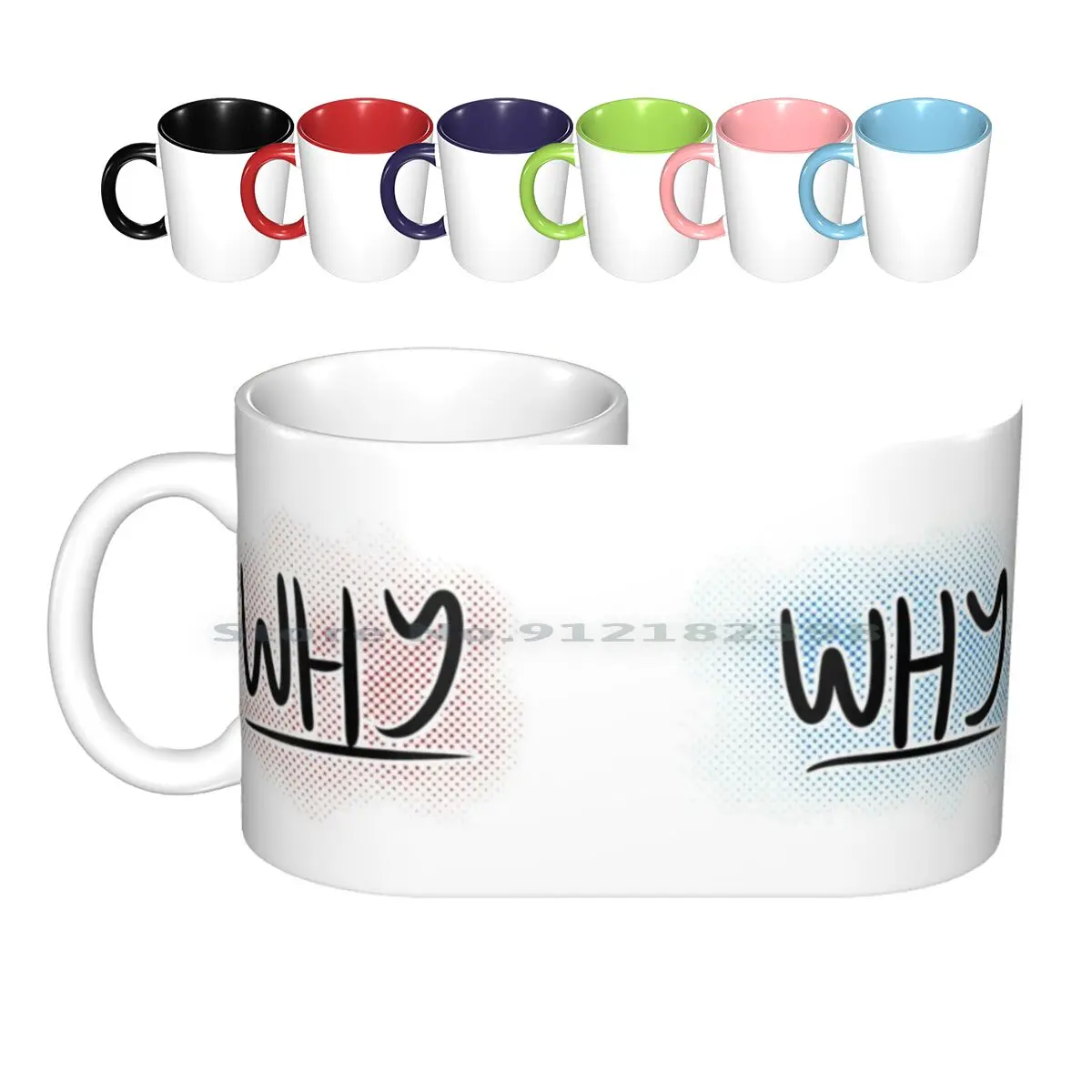 

Why Ceramic Mugs Coffee Cups Milk Tea Mug Why Overly Sarcastic Productions Creative Trending Vintage Gift Bottle Cup