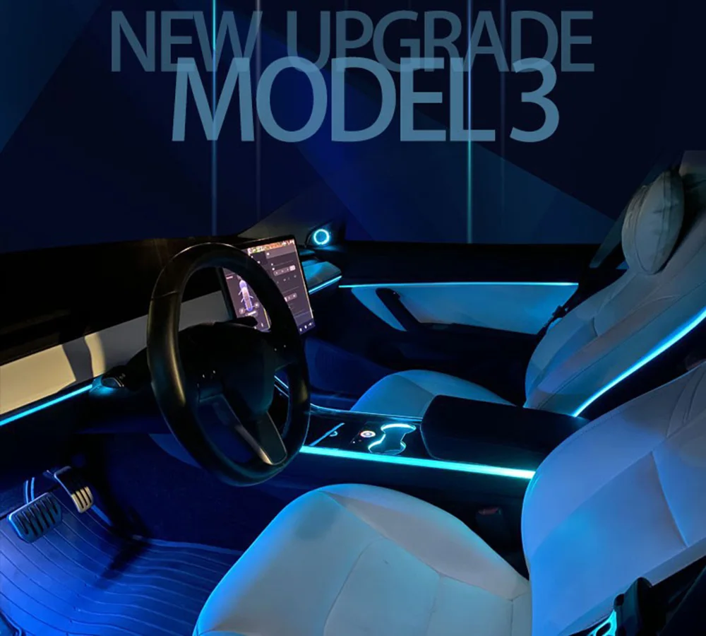 

Декоративная лампа Tesla Model 3 2019-2020 с сенсорным управлением