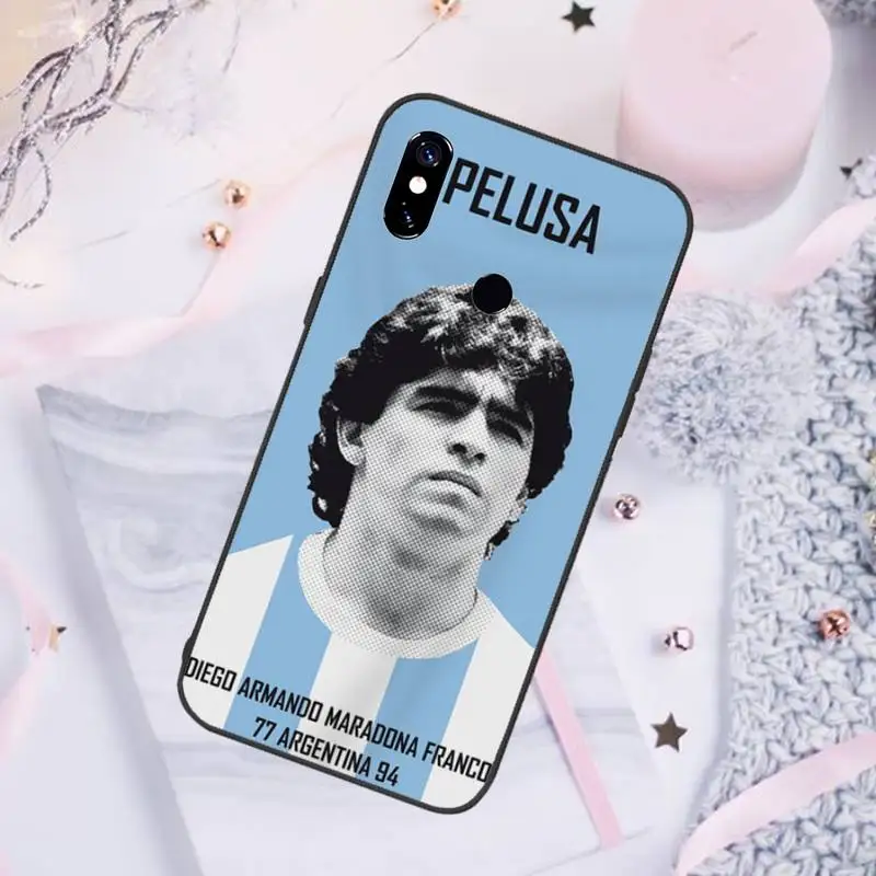 

Diego Armando Maradona Argentina Phone Case For Xiaomi Redmi 7 8 9t a3Pro 9se k20 mi8 max3 lite 9 note 9s 10 pro
