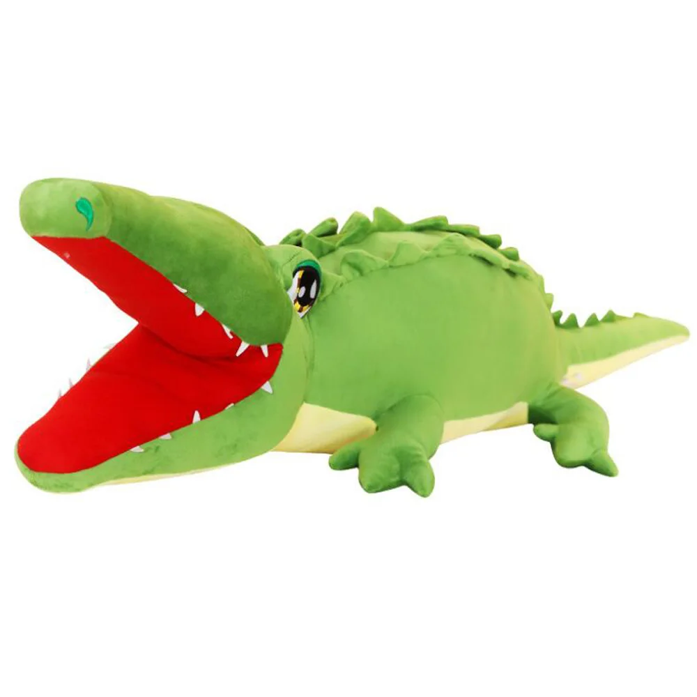 

Fierce Crocodile Long Throw Pillow Children Stuffed Plush Toy Birthday Christmas Gifts