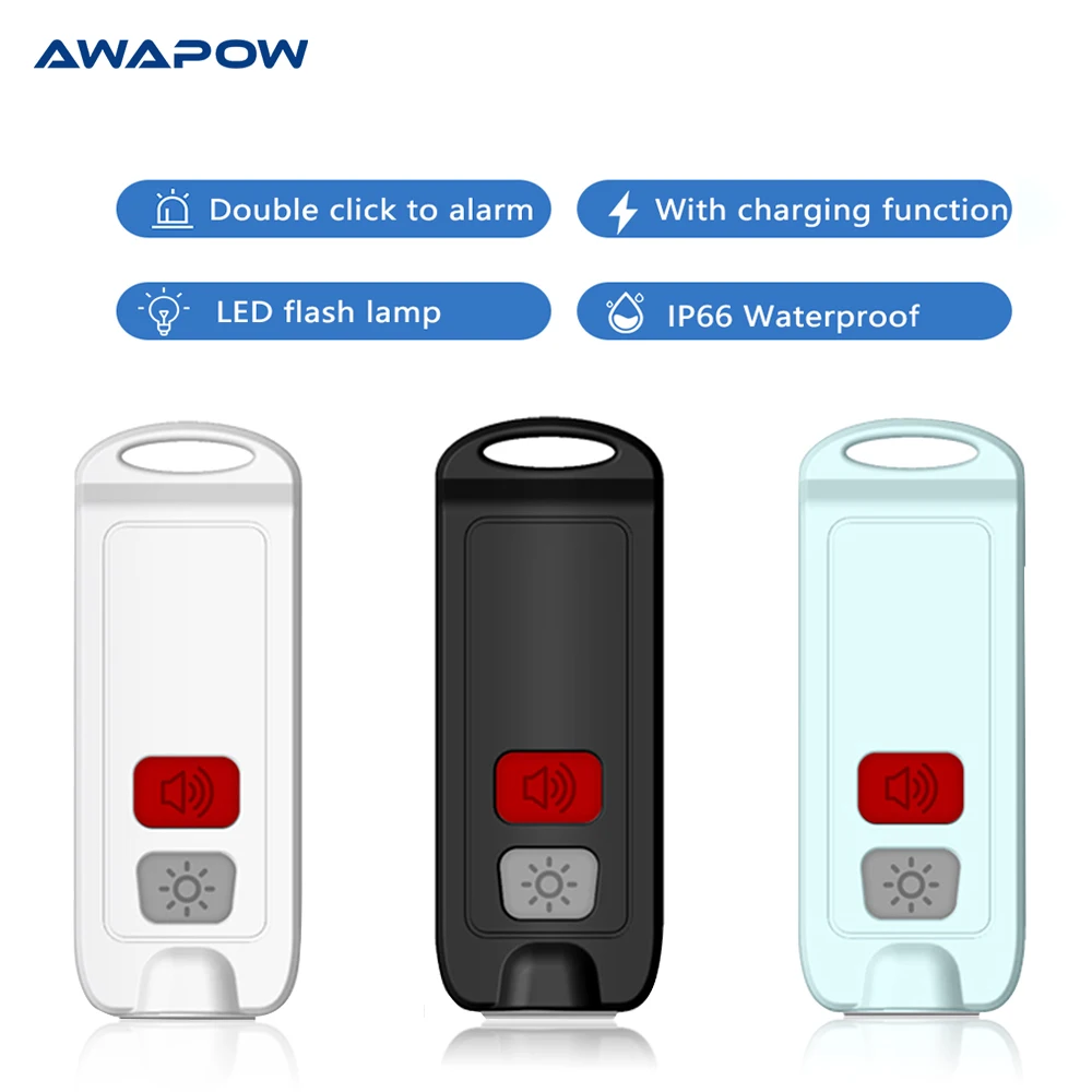 

Self Defense Security Alarm Personal Safety Alarm 130dB Loud Girls Emergency Distress Keychain With SOS LED For Child Elder