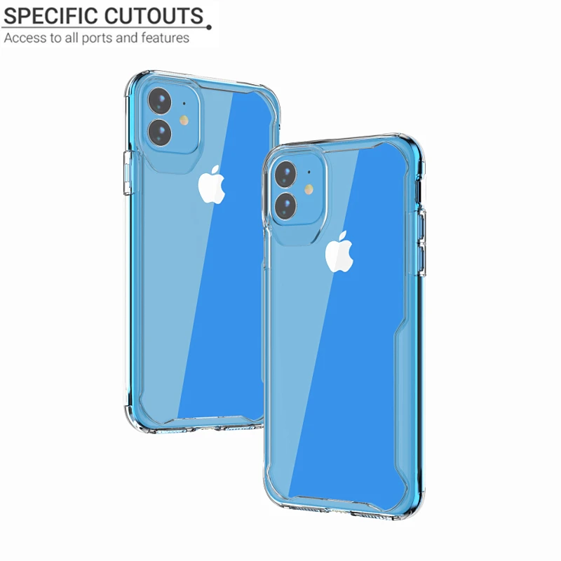 Защитный чехол OMEVE для iPhone 11, Гибридный ТПУ жесткий защитный чехол, прозрачная задняя крышка для iPhone 11, бампер, чехол для iPhone11, чехлы для телефонов