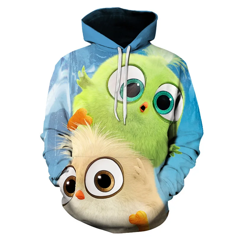 

New Style 3D Printed Hooded Boys and Girls Sweatshirts Hot Sale GIRL Streetwear Angry Birds 2 Casual Hoodies Children's Hoodie