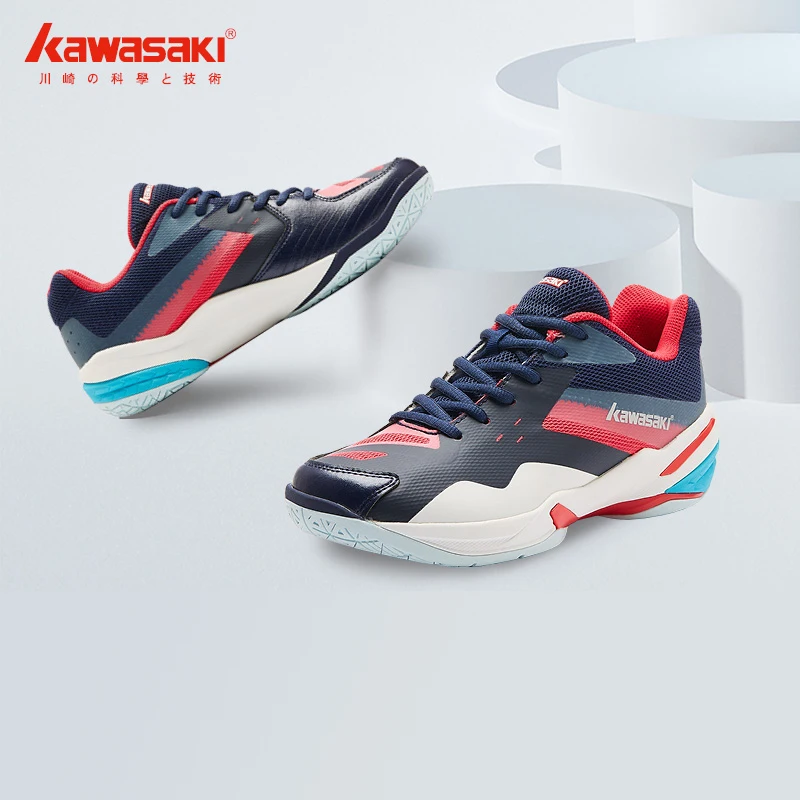 Kawasaki Badminton Shoes Breathable Anti-Slippery Sport Shoes for Men Women Sneakers K-366 2021