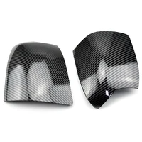 Pair Carbon pattern Side Door Wing Mirror Cover Caps For Ford Focus Mk.2 2005 2006 2007 2008 Auto Exterior Parts Mirror Cover