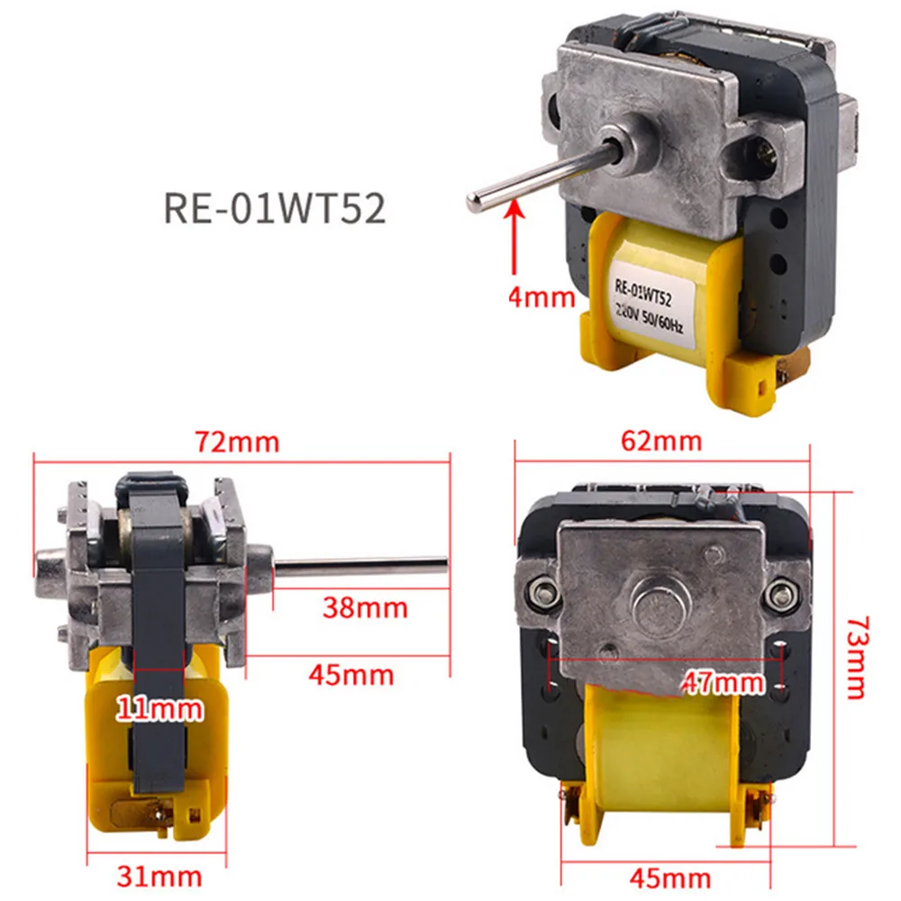

Replacement Refrigerator Freezer Cooling Fan Motor for Samsung Fan Motor RE-01WT Asynchronous Motor for Refrigerator Repair Part