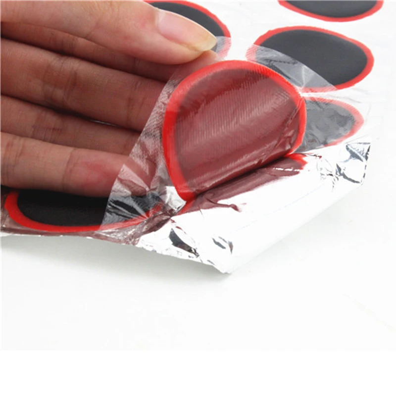 

48pcs Rubber Bike Tire Patch Bicycle Repair Tool Multi-Purpose Tire Repair Kit Cycling Bike Tyre Inner Tube Puncture Repair Tool