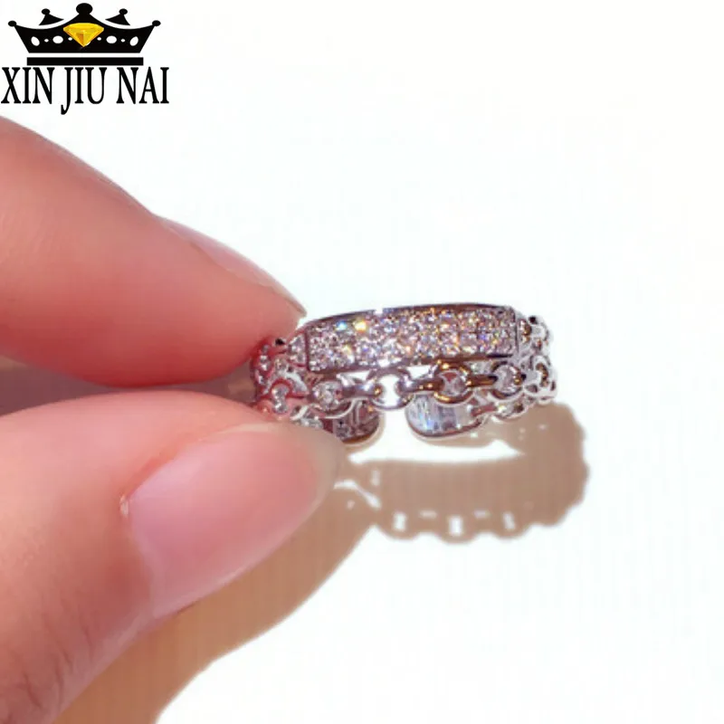 

2020 Hot New Arrival Arrives Personalized Creative Beautiful Shining Women's Ring Jewelry Proposal Engagement Anniversary