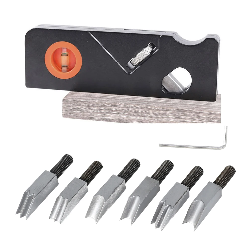 

Portable Edge Hand Plane Multifunction DIY Woodworking Chamfering Trimming Kit Planer Tool with Cutter Head Woodworking Supplies