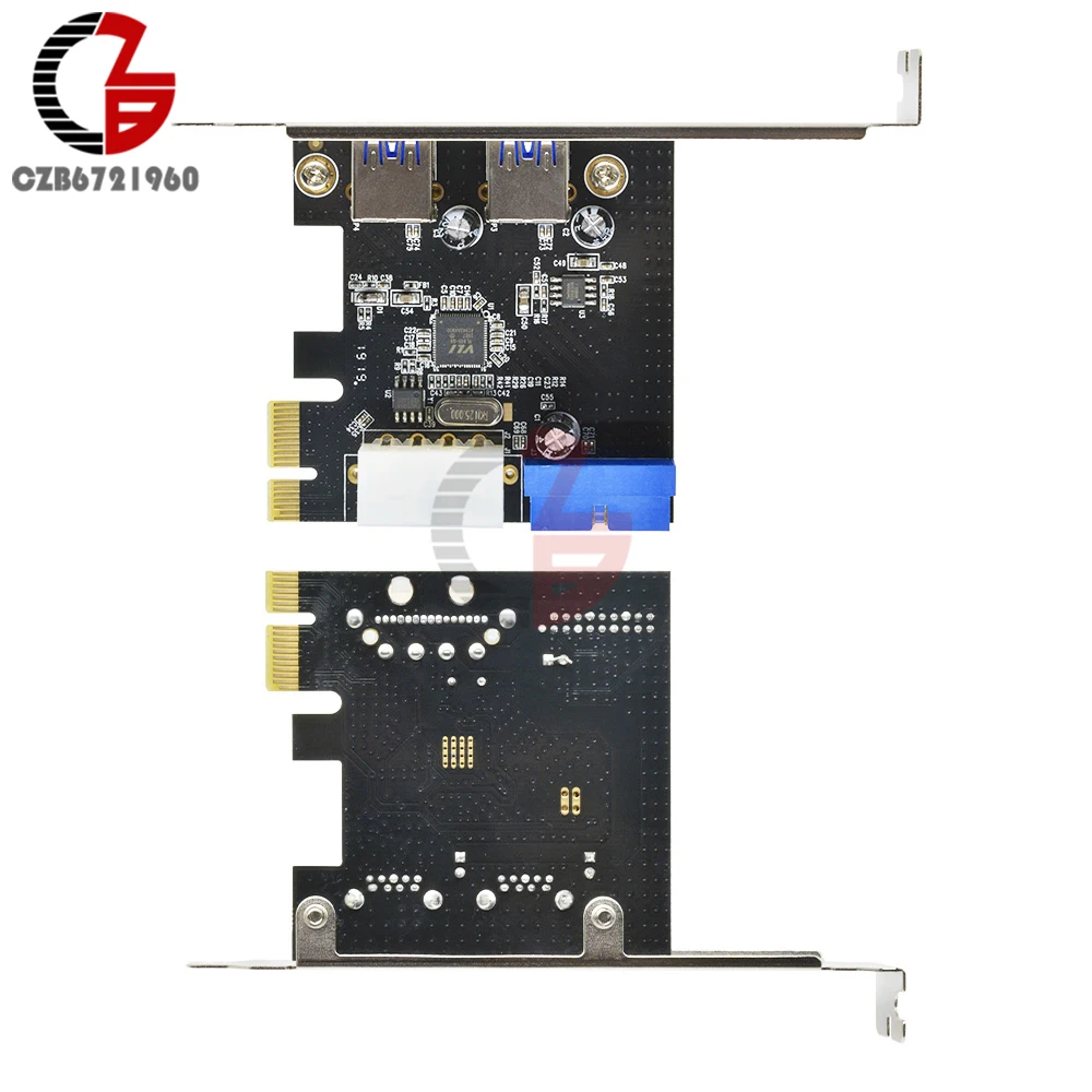 PCI Express USB 2 Порты 3,0 спереди Панель с помощью 4-контактных& 20-контактный Управление адаптер карт