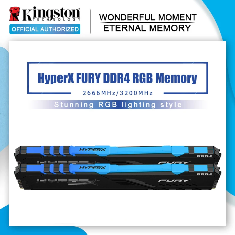 Оперативная память HyperX FURY DDR4 8/16 ГБ 2666/3200/3600 МГц|Оперативная память| |