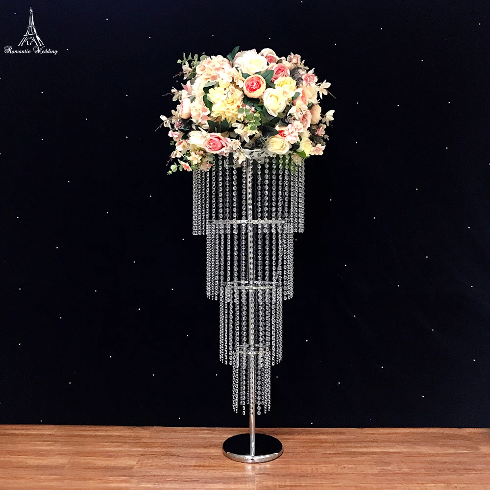 Романтический свадебный металлическая подставка для цветов в рулоне с 4 слоя