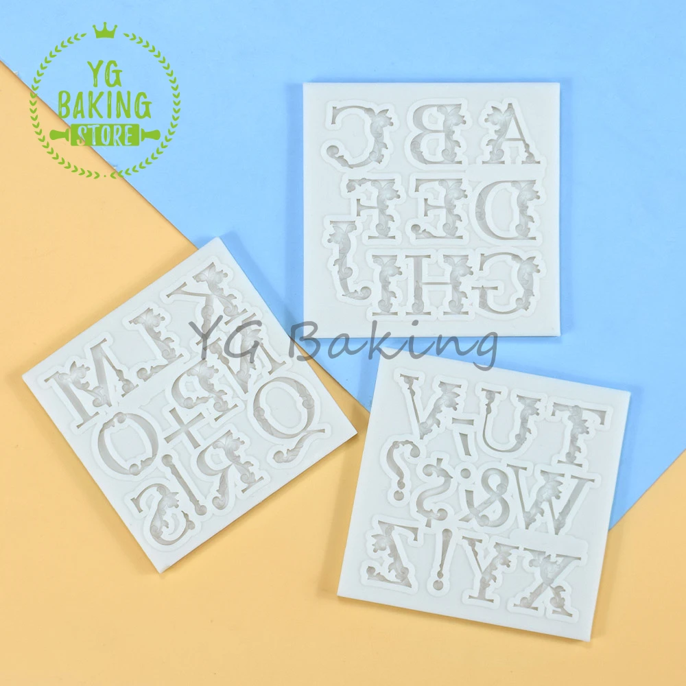 

Dorica 3 шт./компл. большой Алфавит силиконовая форма «сделай сам» форма для шоколадных конфет и тортов стандартная жаропрочная посуда