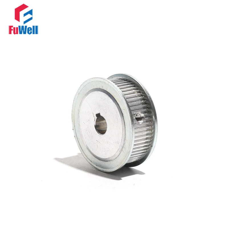 

Timing Pulley S2M-60T with Keyway 7mm/11mm Belt Width S2M 60Teeth Synchronous Belt Pulley Aluminum Alloy Toothed Gear Pulley