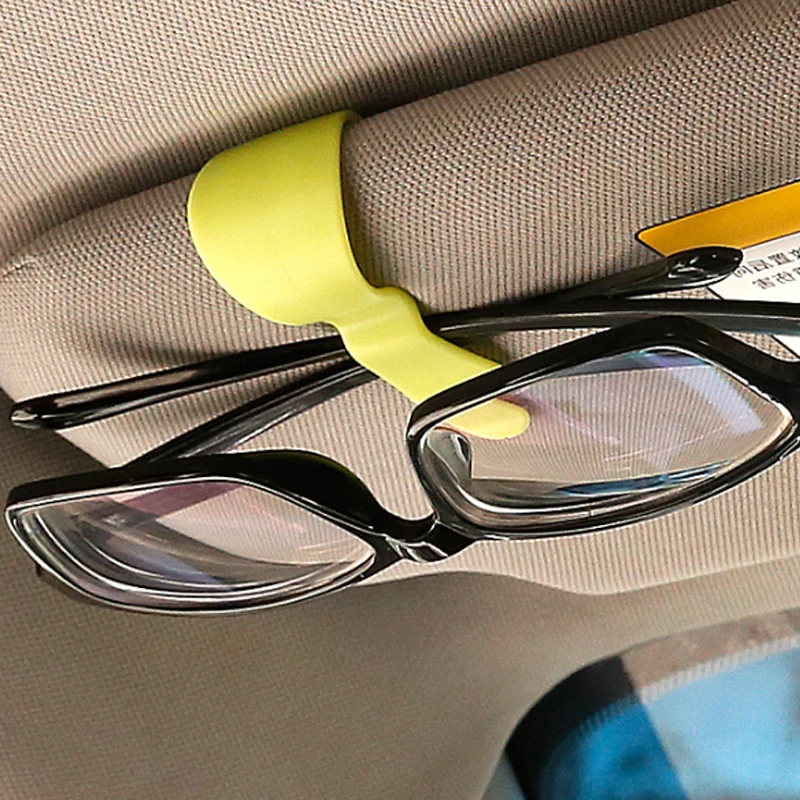 My good car Fastener Clip Car Sun Visor Sunglasses Eyeglasses Glasses Holder Ticket Auto Accessories for Tesla model 3 X S | Автомобили и