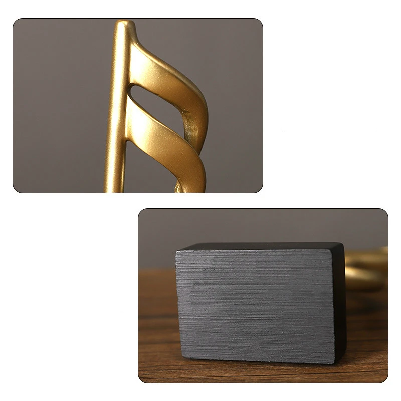 

Resin Musical Symbol Ornaments Creative Music Room Decoration Festival/Birthday/Business/Souvenir/Activities Celebrating Gifts