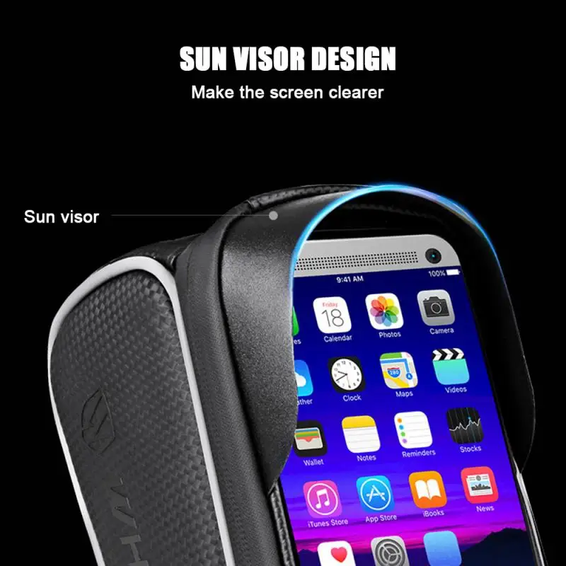 

WHEEL UP Rainproof Bicycle Bag Frame Front Top Tube Cycling Bag Newest Phone Case Touchscreen Bag MTB Bike Accessories Hot Sale