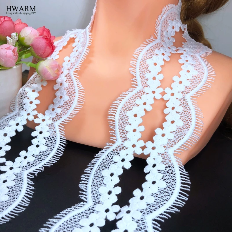 Симметричная кружевная лента в африканском стиле 10 ярдов 8 см изогнутая ресница