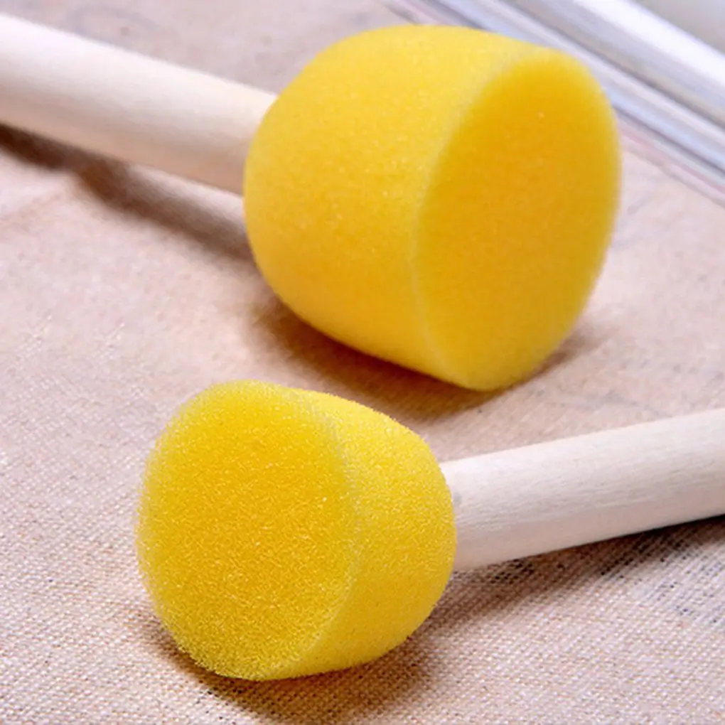 

5 Pieces Paint Sponge Painting Brush Teaching Household Toy Stamp Toys