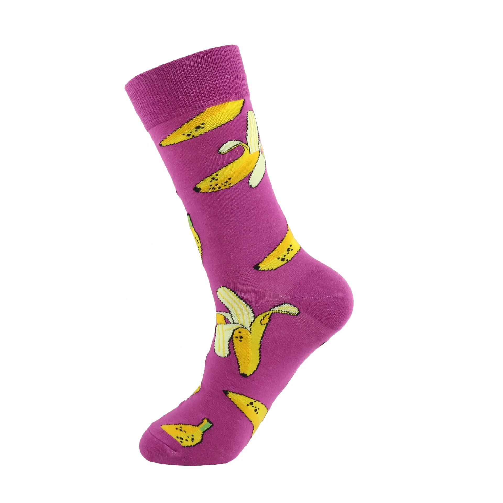 

2020 New Arrival Socks European And American Street Tide In The Tube Cotton Casual Mushroom Wave Point
