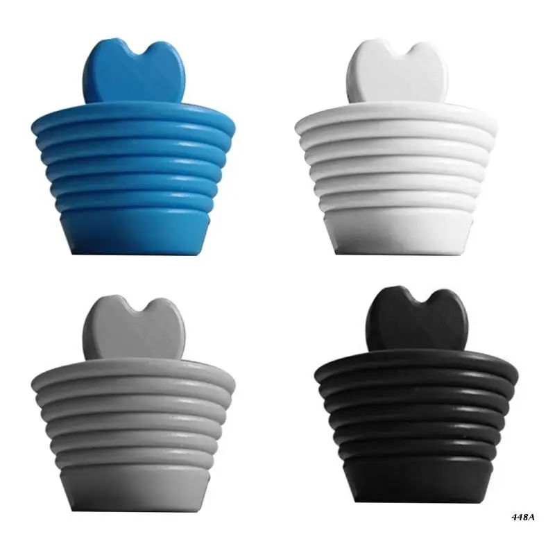 

Silicone Tub Stopper Drain Hair Plug Kitchen Bath Tub Sink Water Stopper Basin Sewer Deodorant Cover Seal Leak Proof