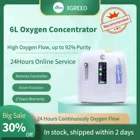 Портативный концентратор кислорода, генератор кислорода 1-6 лмин, регулируемый бытовой монитор здоровья, функция распыления