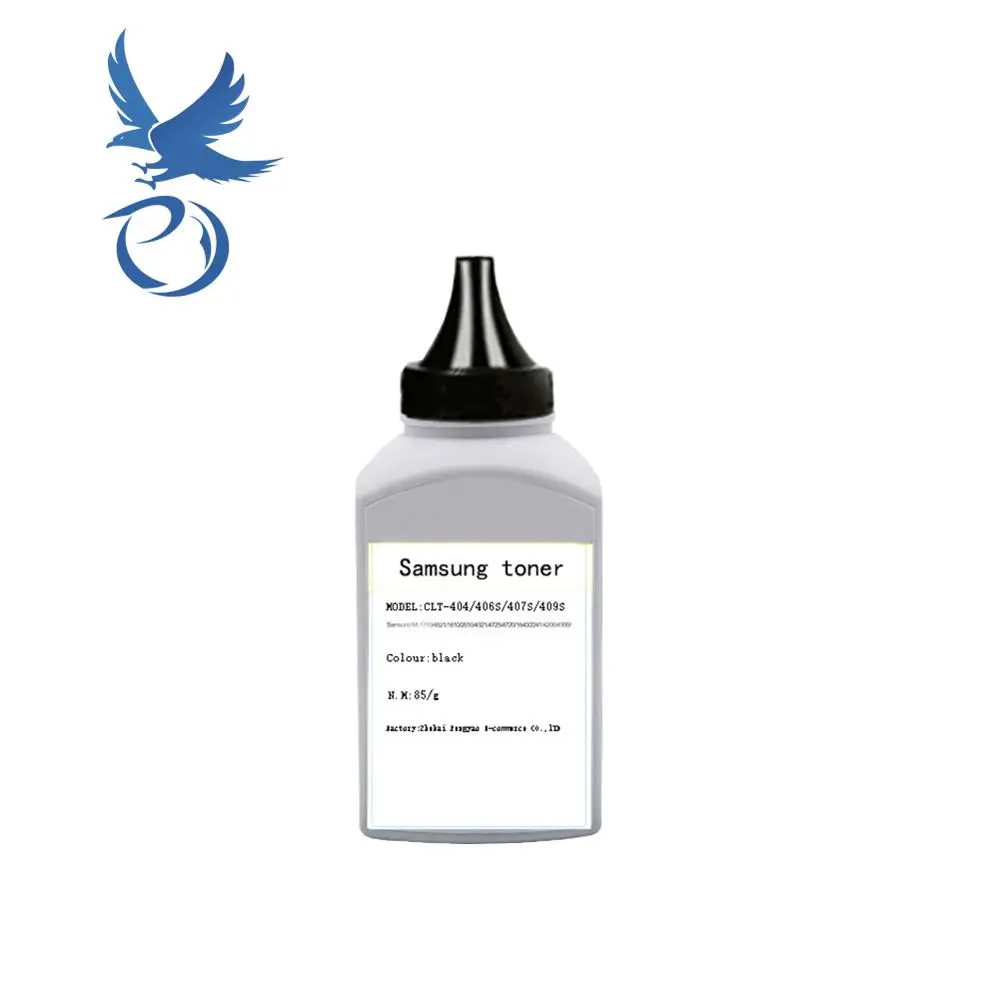 85G черная бутылка CLT404 406 тонера refil порошок для samsung CLT-406s CLT407s CLP-300 CLP-320 365 320 365F 367W CLX-3300 CLX 3305