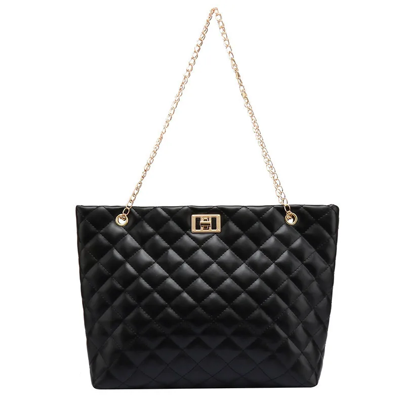 

Luxury Handbags For Women Brand Tote Designer Chain Large Shoulder Bag Female Travel Bags Patent Leather