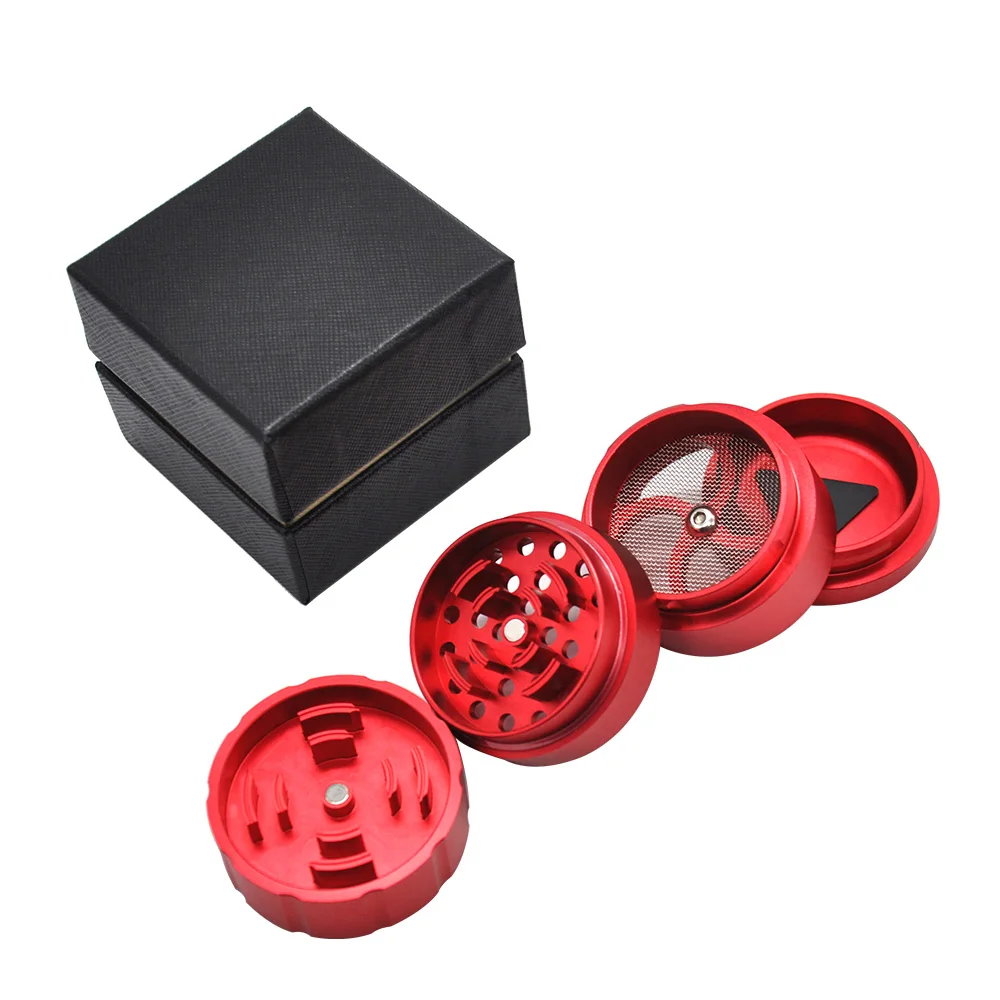 

Weed Grinder 53MM 4 Layers Metal Tobacco Grinder Crusher Herb Spice Grinder Smoking Accessories