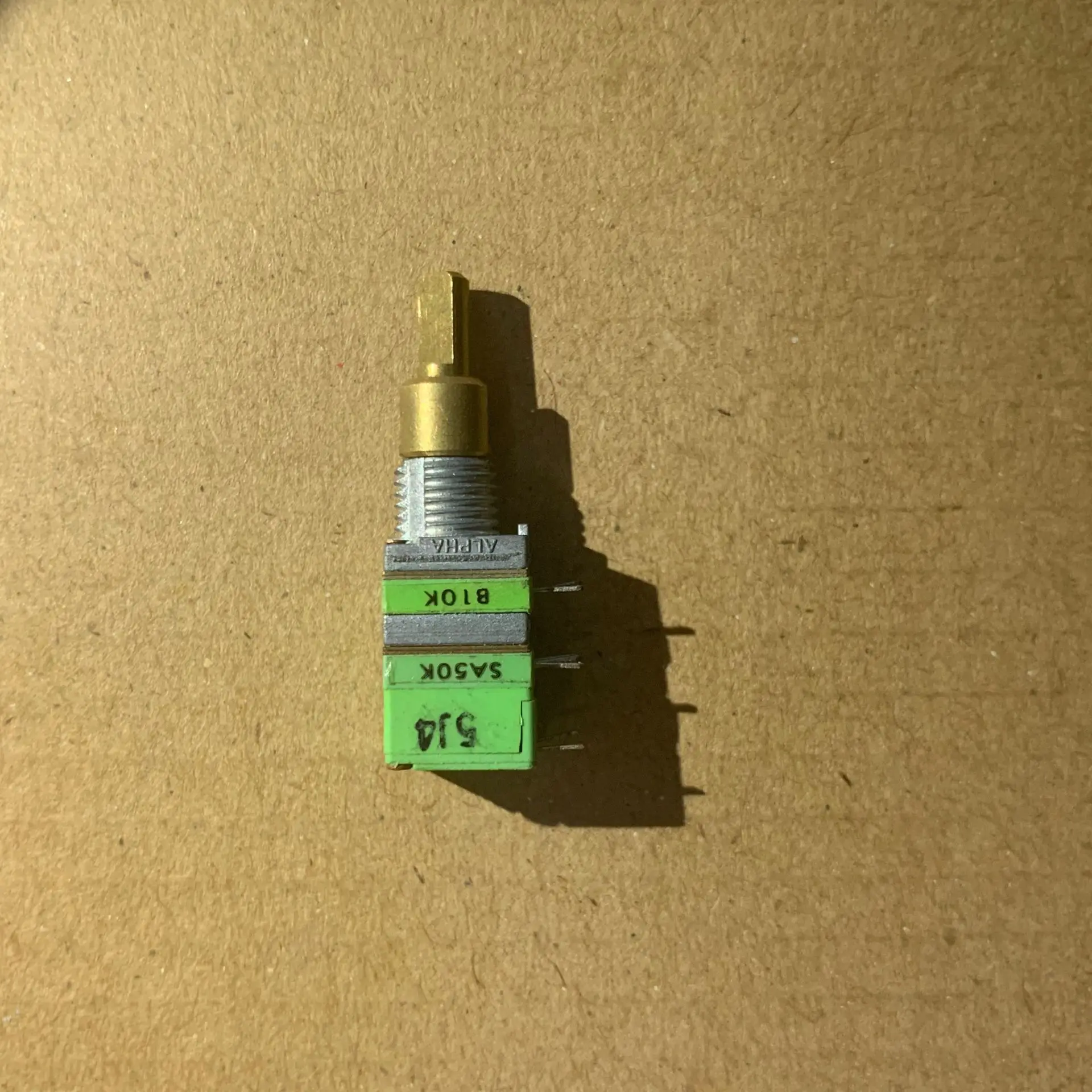 2 шт./лот HT двойной ременной переключатель потенциометр A50KB10K два вида осей