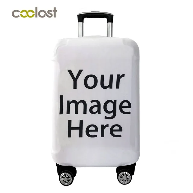 Customize Your Image On Suitcase Cover Women Travel Luggage Suitcase Protector for Boys Girls Animal Durable Protective Cover