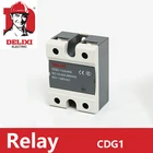 Твердотельное реле DELIXI CDG1 1DA, 10A 15A 20A 25a 30A 40A 60A 75A 80A, Однофазное управление постоянным током, Бесконтактное SSR DA