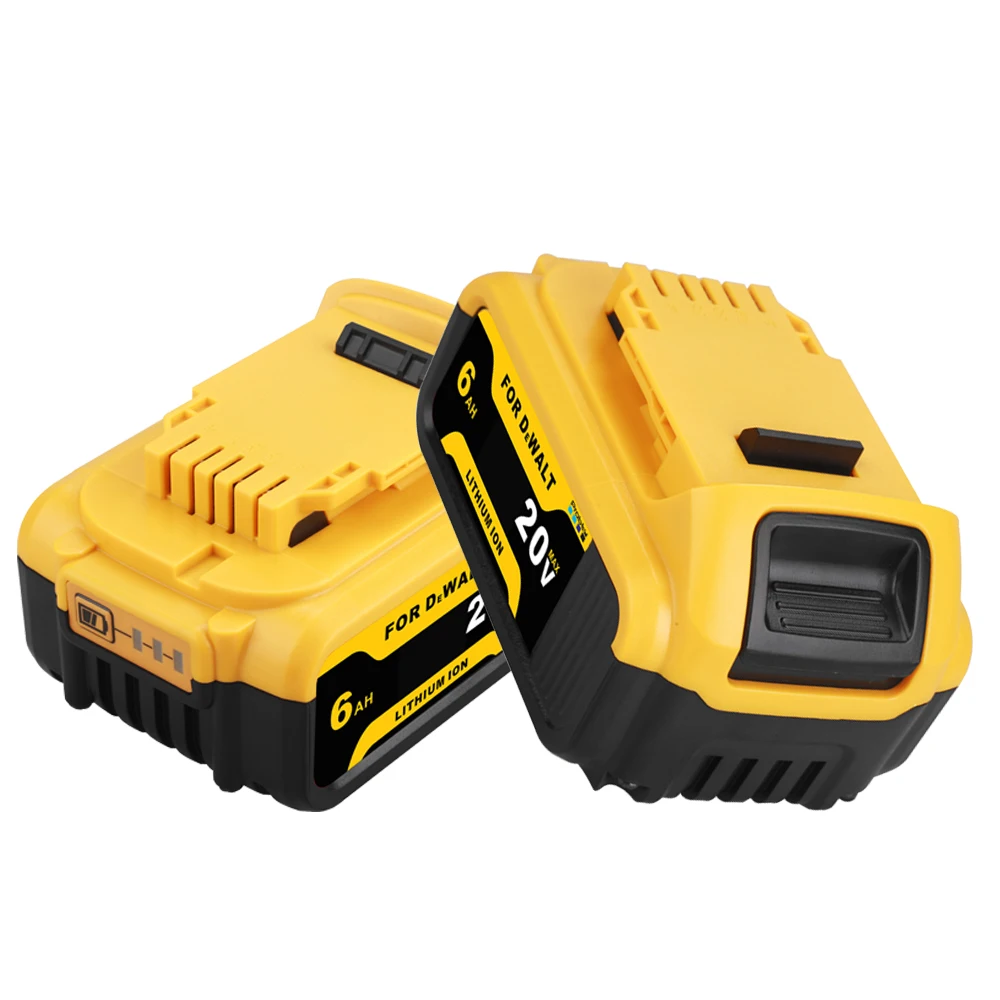 Литиевая батарея 18 в 20 6000 Ач для электроинструментов DeWalt DCB184 DCB200 набор