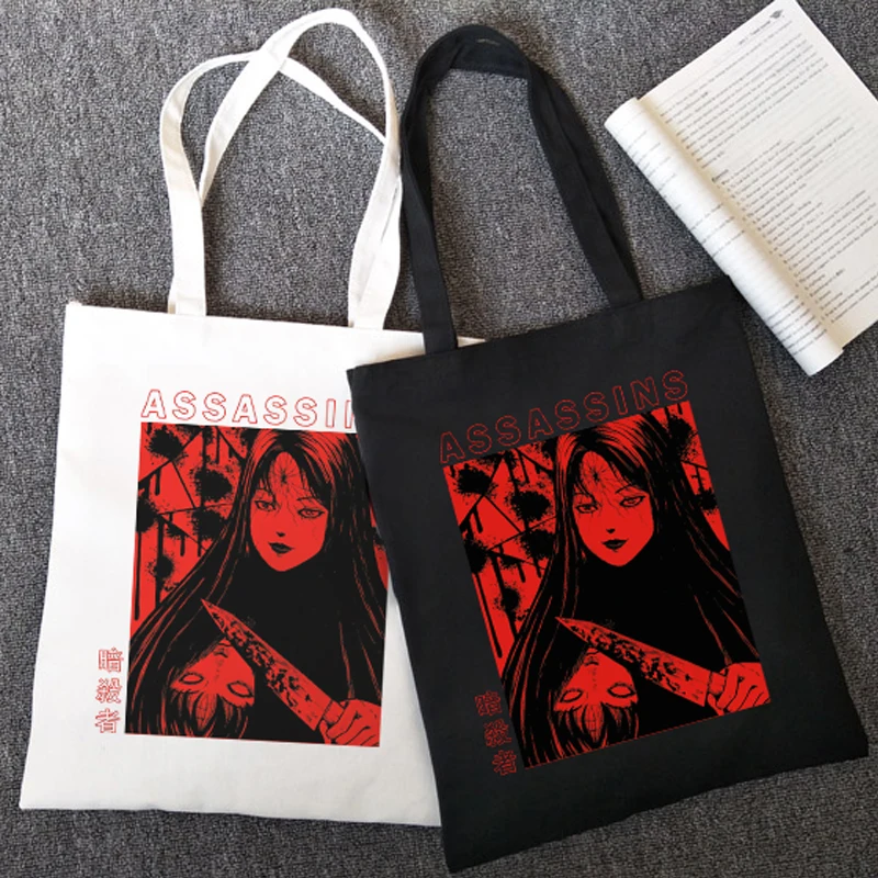 Готический ужас томие Холщовая Сумка женская Повседневная Большая емкость