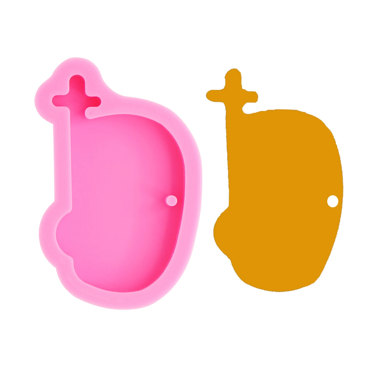 Новая блестящая форма для брелка силиконовые формы самостоятельного