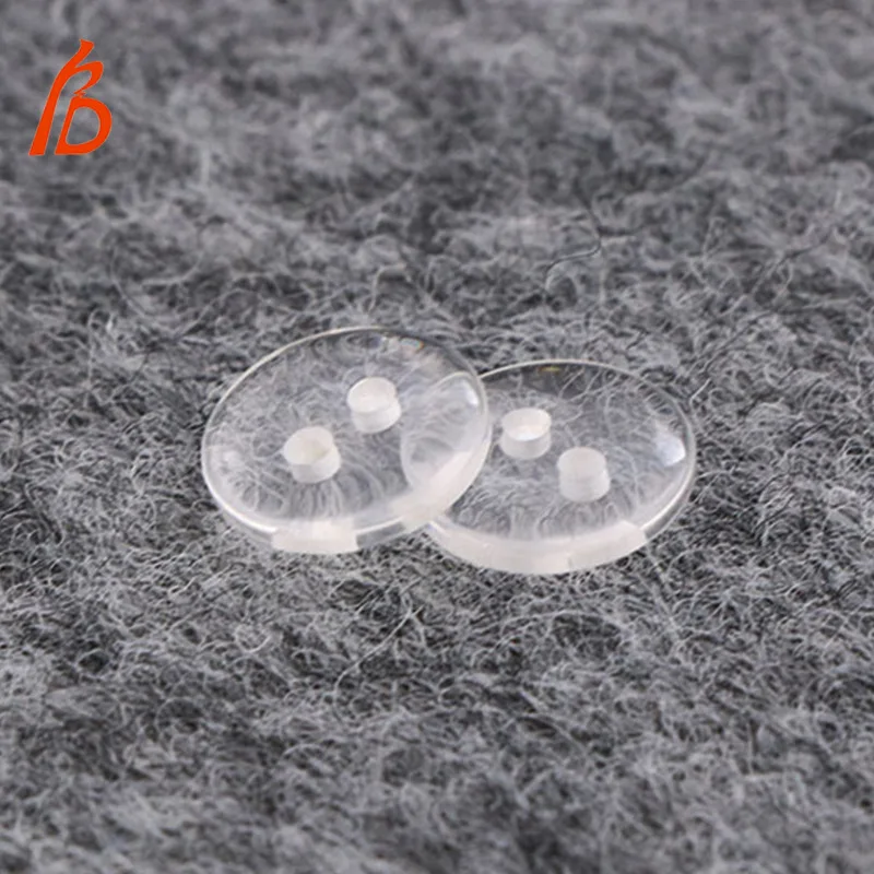 100 шт. прозрачная пряжка с двумя отверстиями из смолы Пряжка для хлеба фурнитура