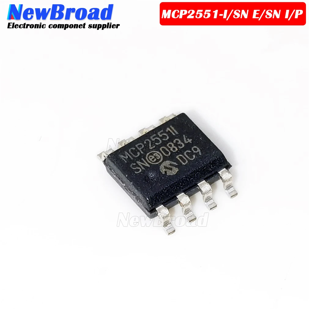 2 шт. MCP2551I MCP2551 MCP2551T MCP2551-I/SN MCP2551-E/SN SOP8 MCP2551-I/P DIP8 высокоскоростной CAN-трансивер