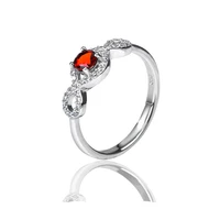 ly 925 sterling silver natural garnet high quality zircon dazzling cz stone finger ring of women fine jewelry best gift