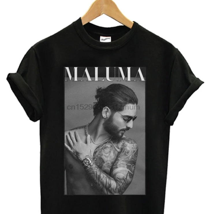 

Summer funny print men tshirt women Maluma T shirt