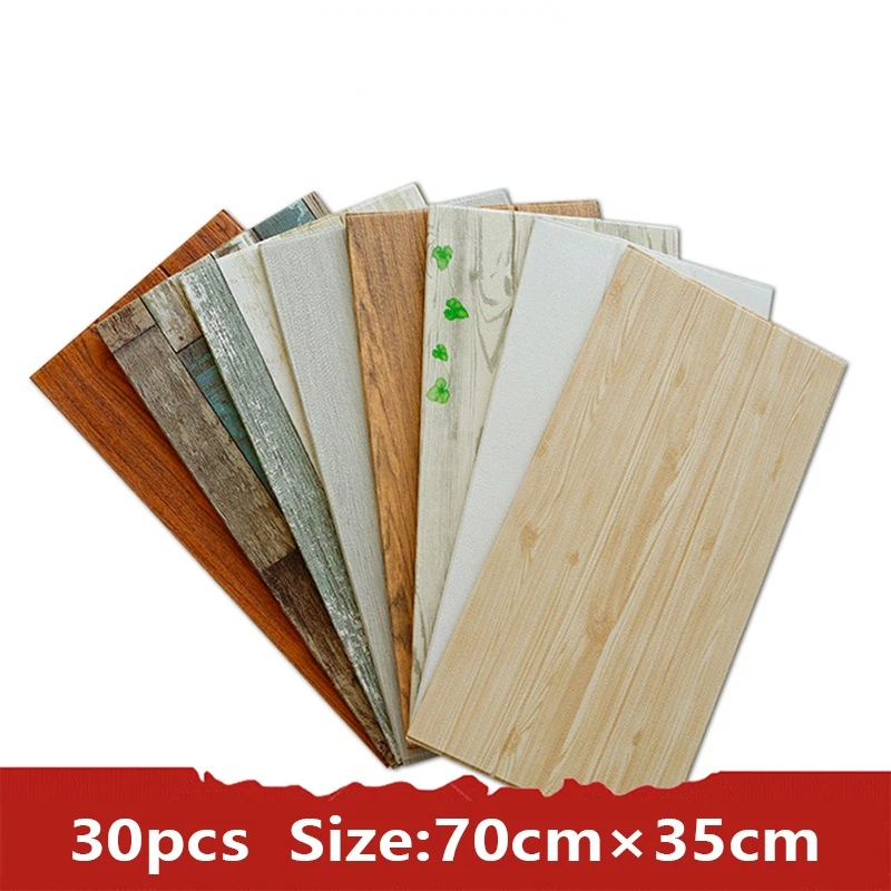 30 шт. самоклеящиеся 3D-панели для украшения дома | Обустройство