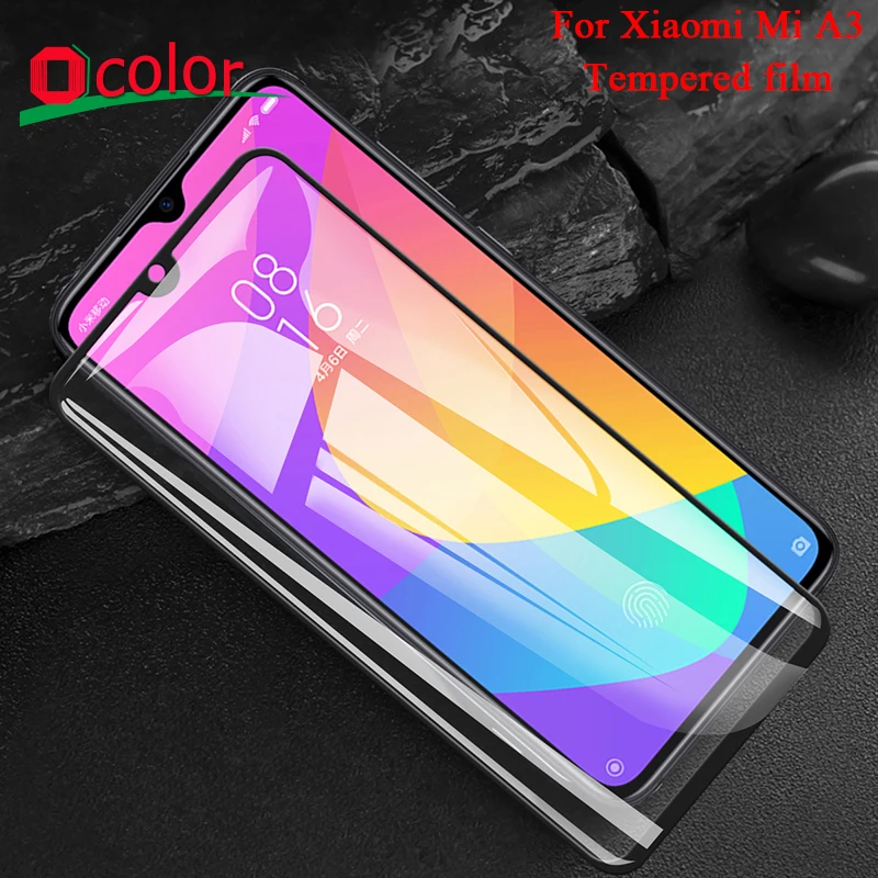 Ocolor для xiaomi mi A3 CC9e закаленное стекло пленка ультратонкое переднее Защитная