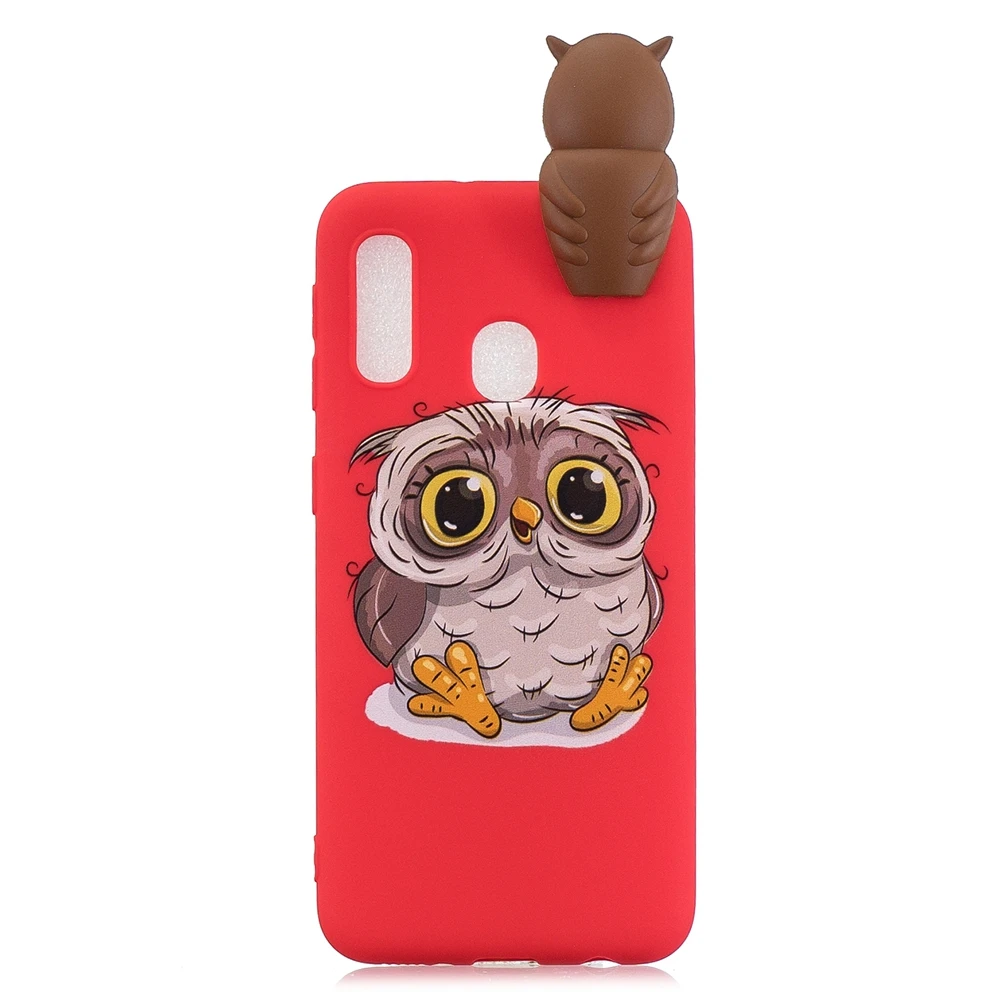 Чехол для Galaxy A40, для samsung A10, A20E, A30, A40, силиконовый чехол, 3D, кавайная панда, единорог, чехол для etui, samsung Galaxy A50, A70, чехол