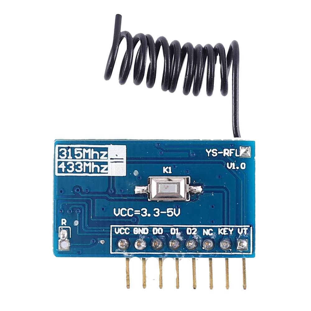 

315Mhz High Power UART Wireless Remote Control Receiver Module