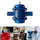 Самовсасывающий центробежный насос постоянного тока, синего цвета, для дома, небольшой ручной электродрели, водяной насос